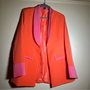 Graduation blazer size medium pop of color
